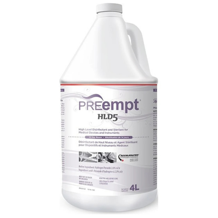 PREempt™ HLD5 High Level Instrument Disinfectant and Sterilant, # VRX-11505