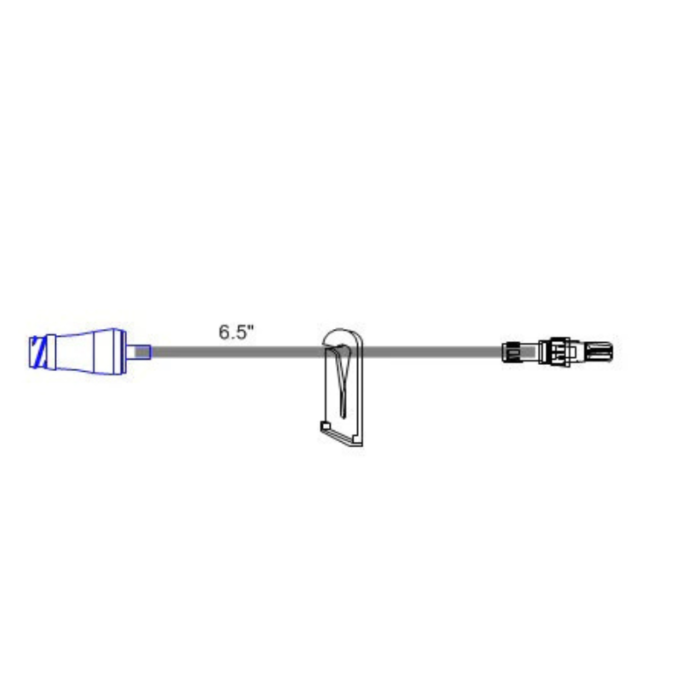 IV Extension Set Clave, 50/Cs # B9001