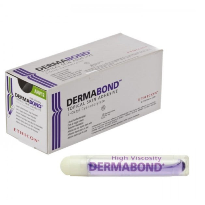 Skin Adhesive, Ethicon Dermbond Mini Topical Skin Adhesive 0.36ml, 12/Bx # AHVM12